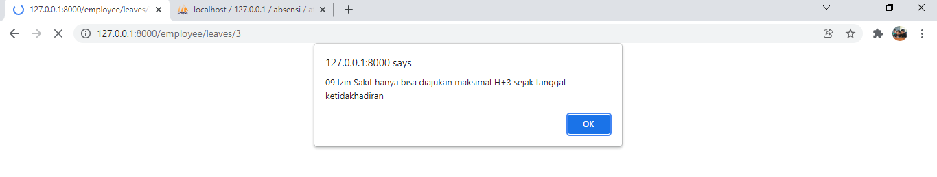 12  Batasan Pengajuan Maksimum 3 Hari untuk Izin Sakit