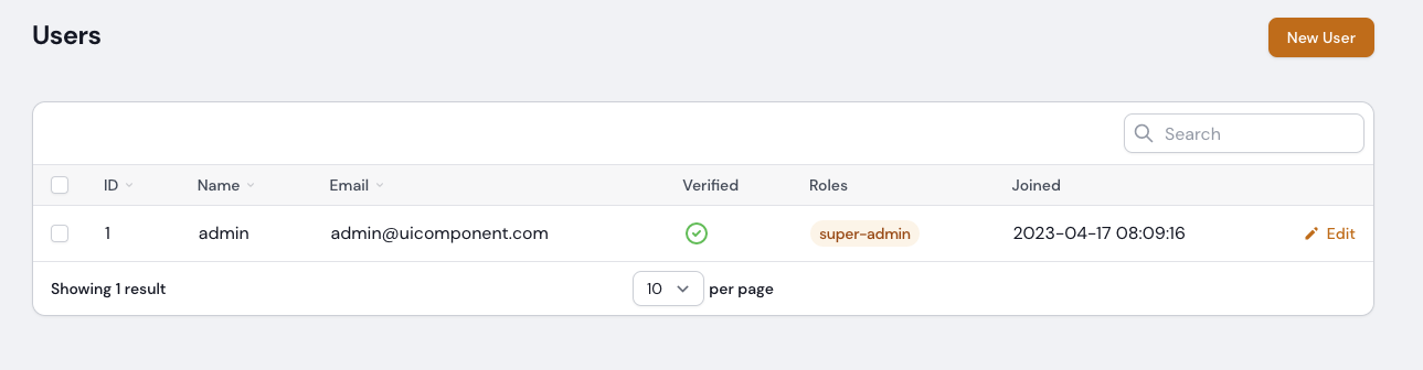 Manage Users