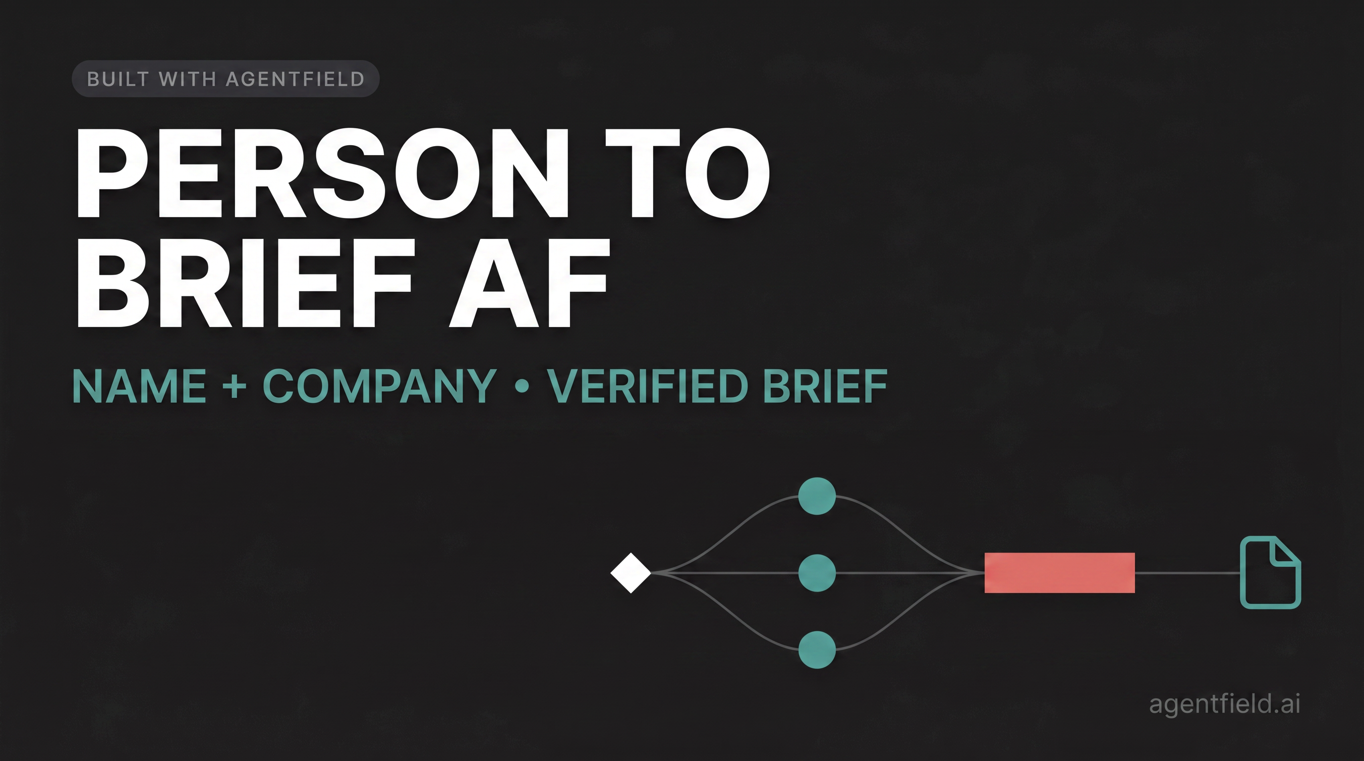 Person to Brief AF