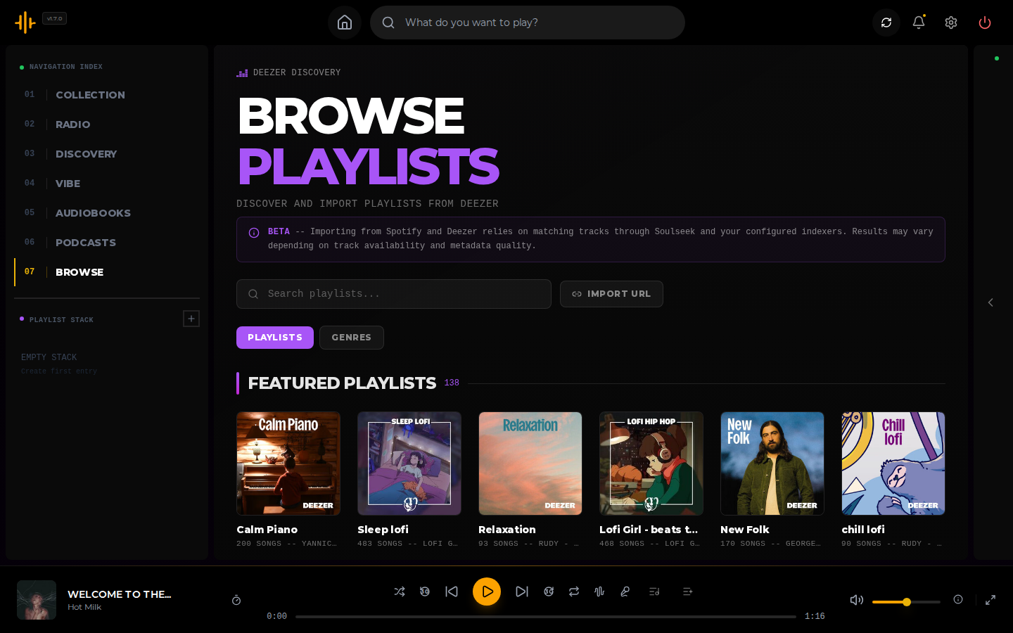 Browse Deezer