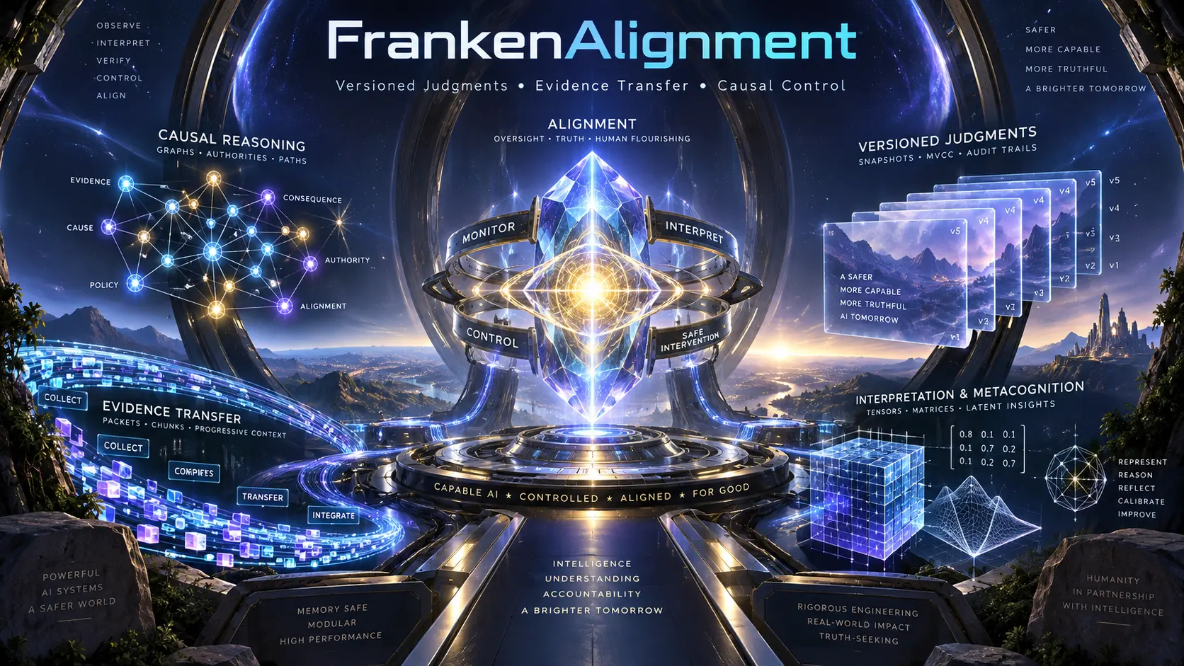 franken_alignment - Evidence-carrying control for powerful, potentially untrusted agents