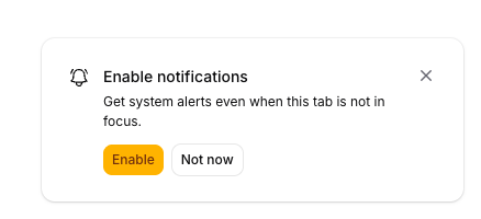 Subscription prompt