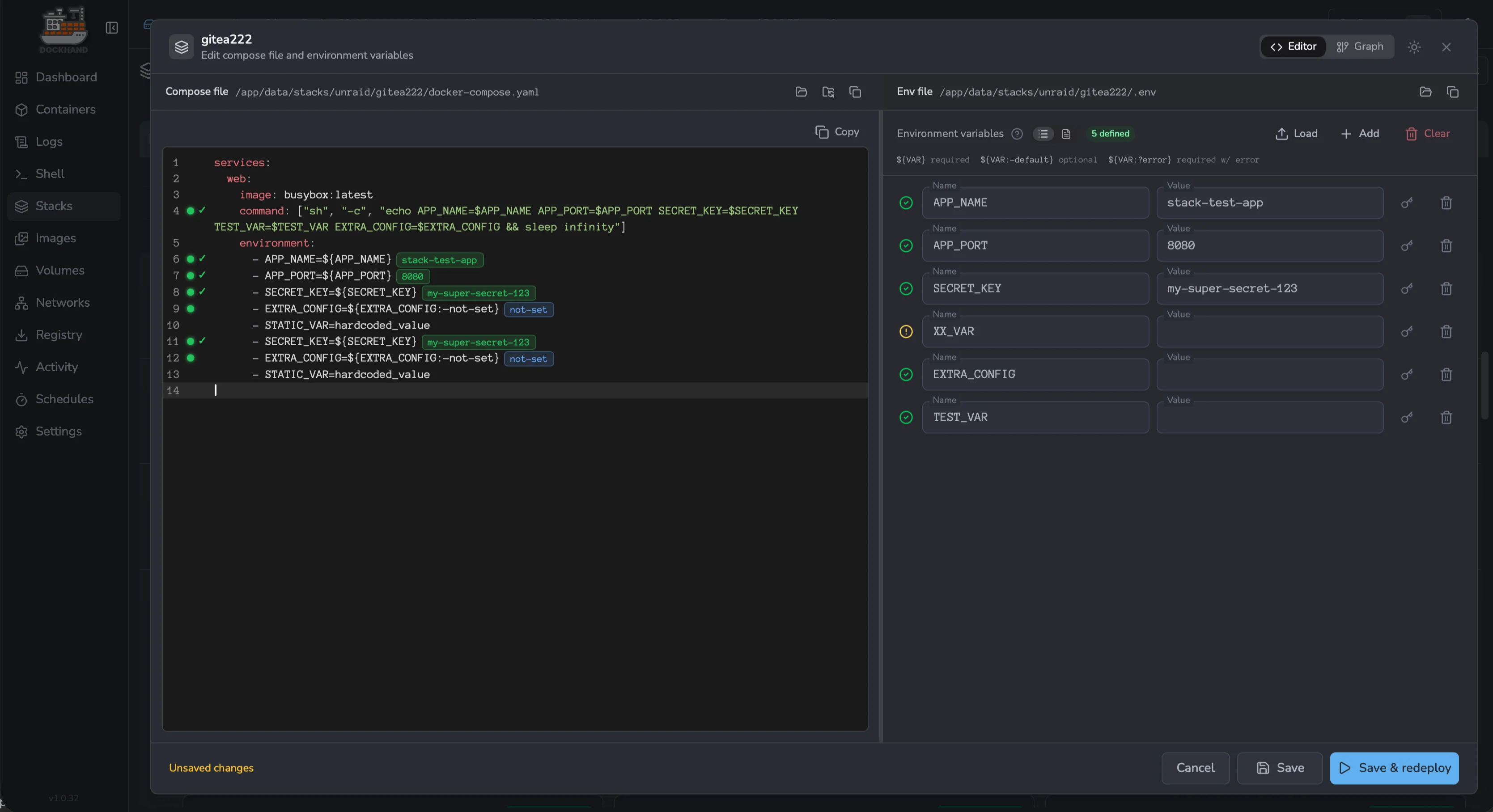 Compose editor