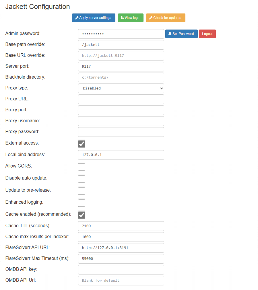 Indexer Management