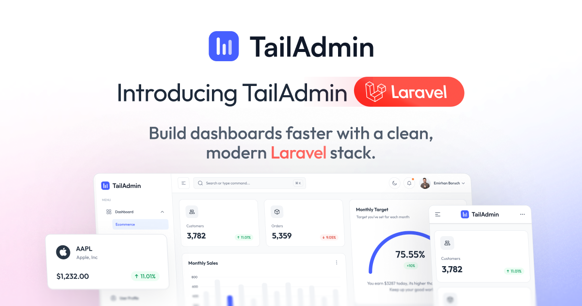 TailAdmin - Next.js Dashboard Preview