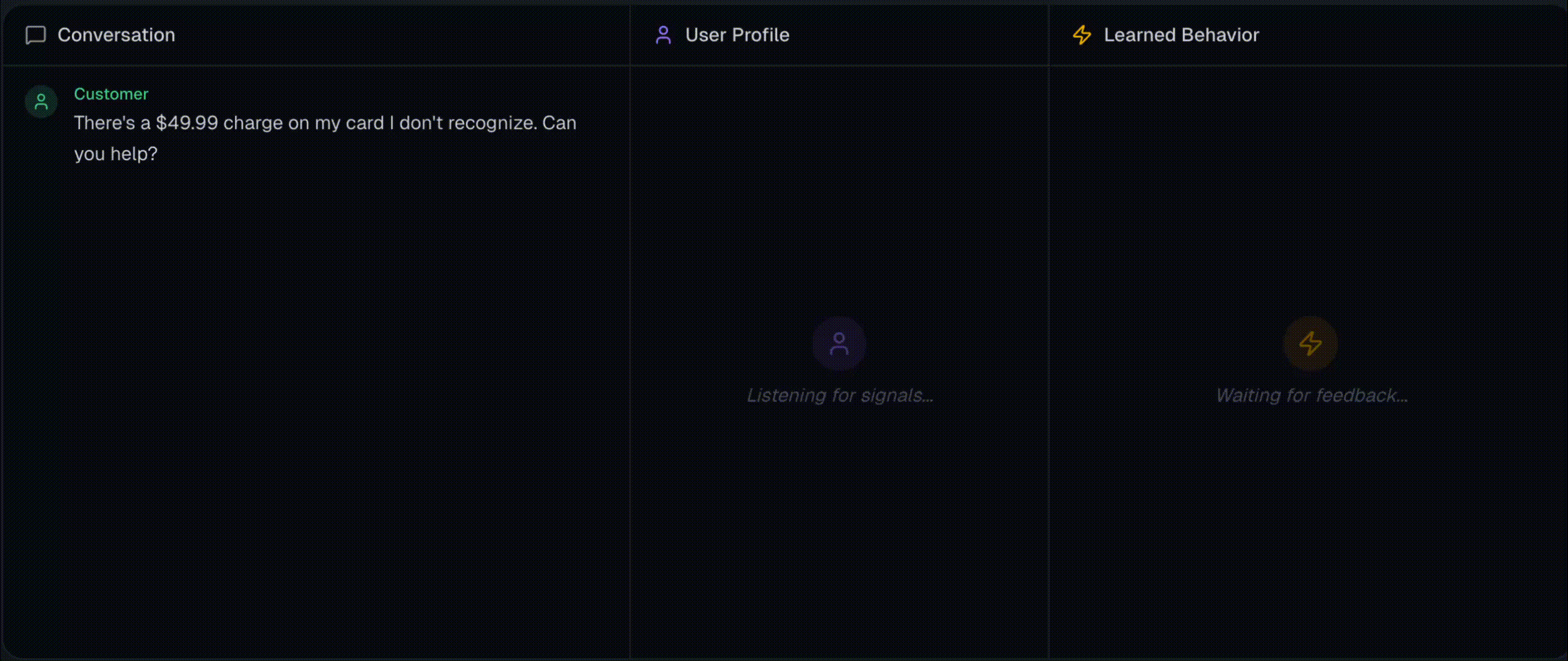 Reflexio example experience