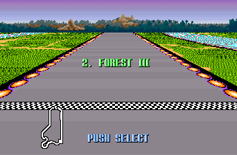 BS F-Zero Deluxe Forest III course select