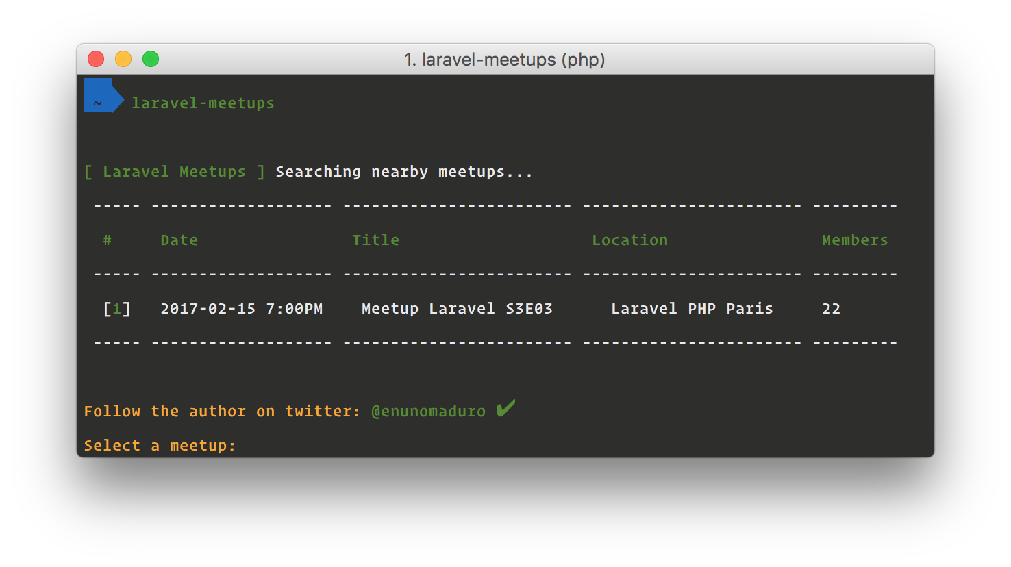 Laravel Meetups