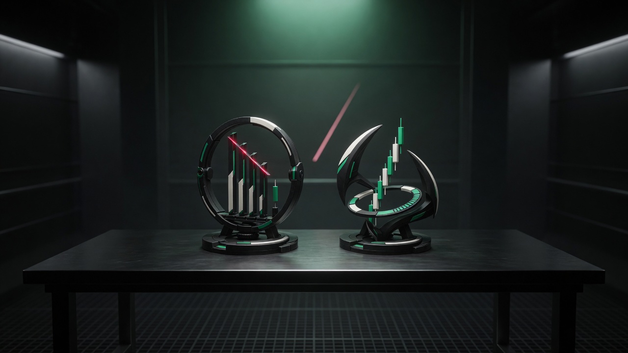 TradeClaw evidence instruments in a dark laboratory