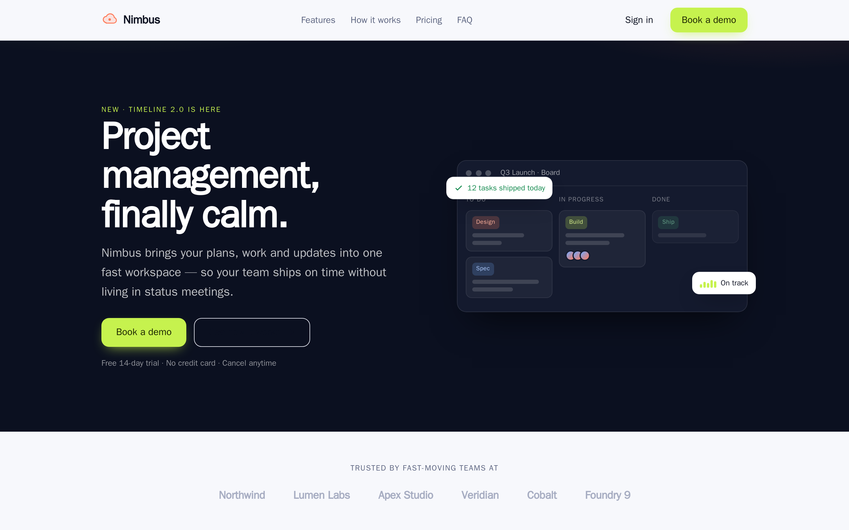 Marketing site