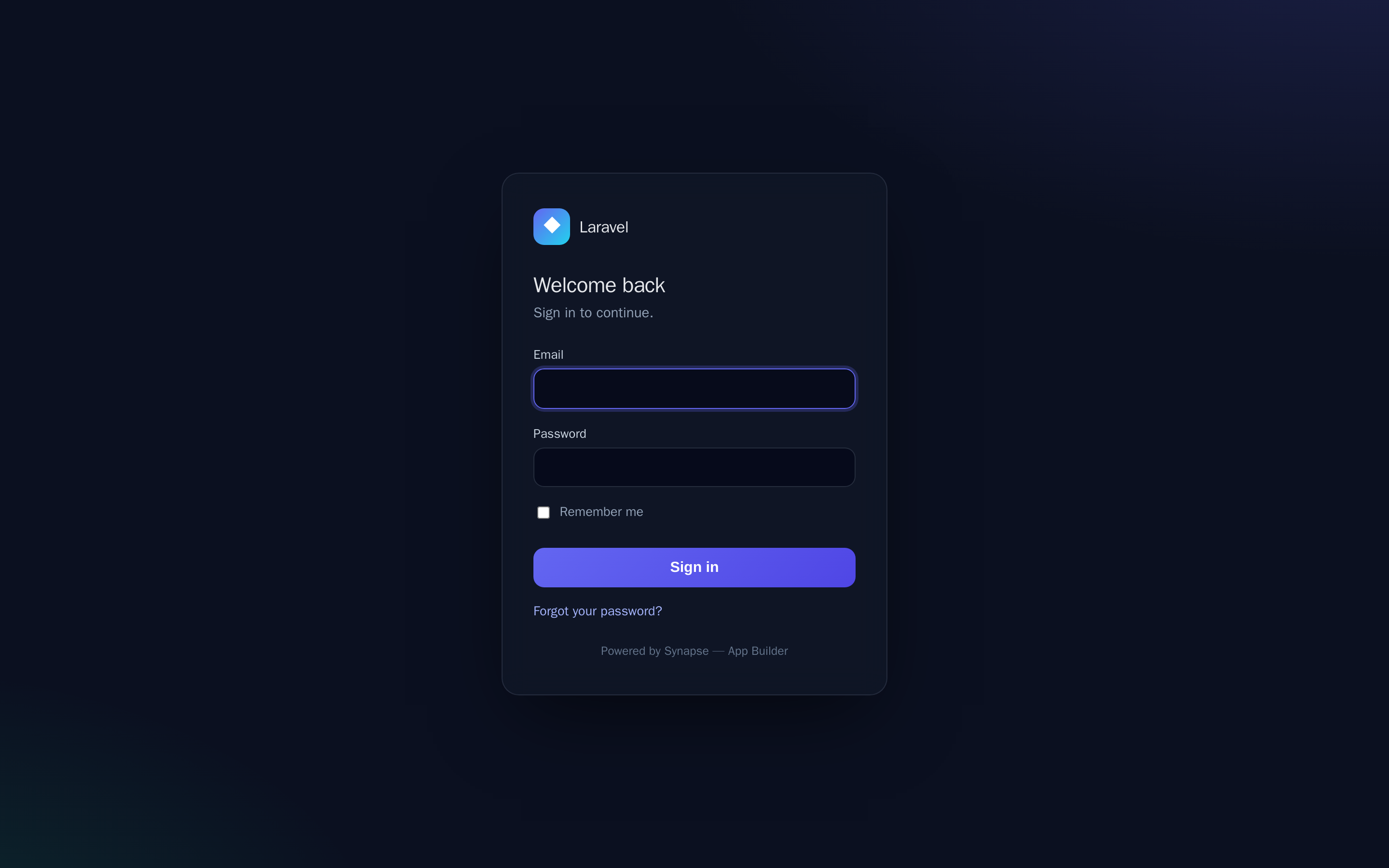 End-user login