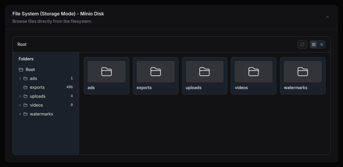 File System Storage Mode