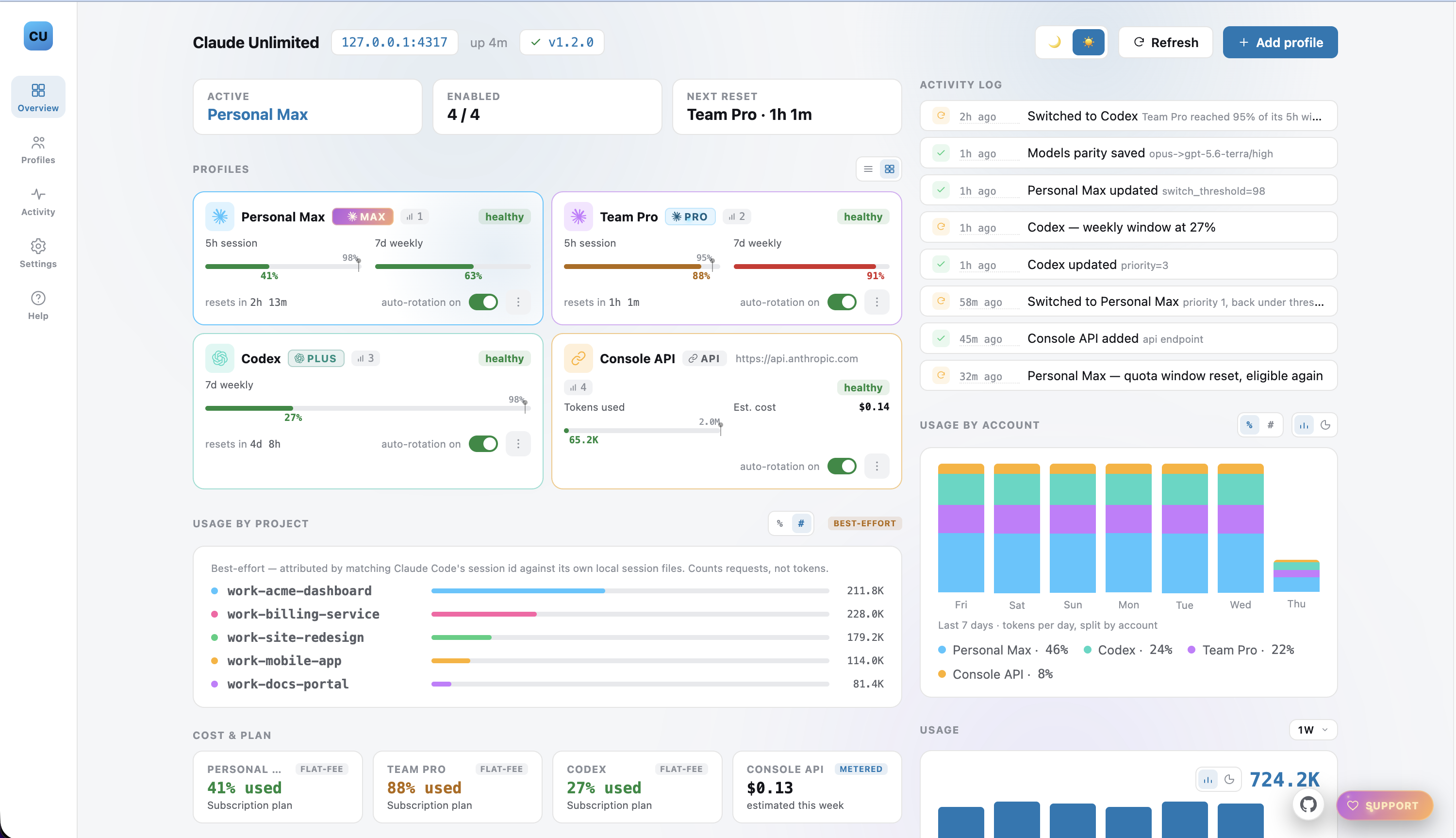 Light theme