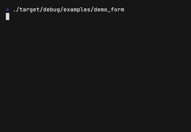 Form Demo
