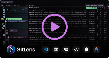 Watch the GitLens Getting Started video
