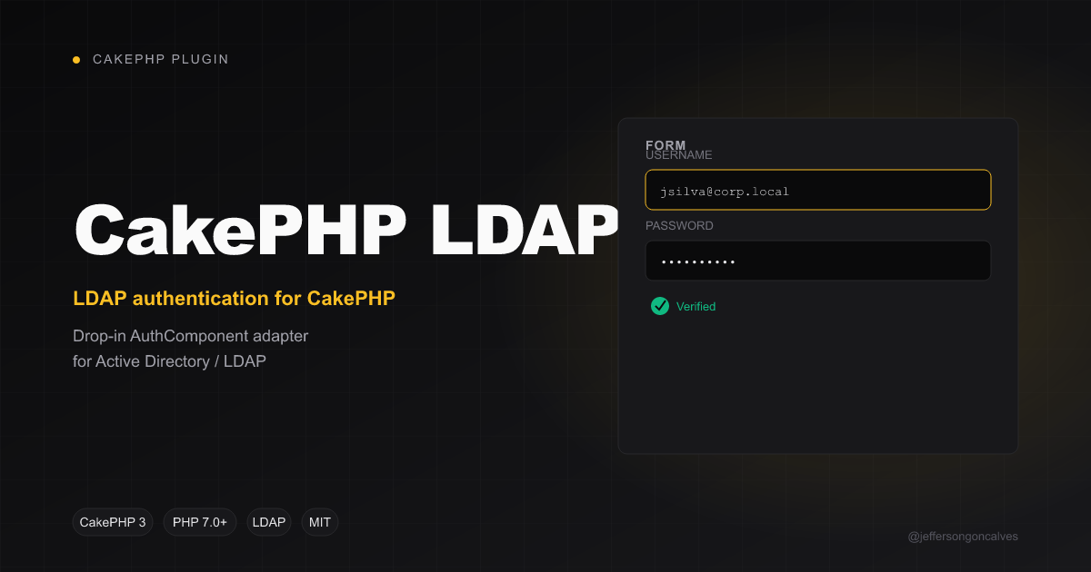 CakePHP LDAP