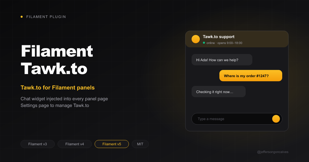 Filament Tawk.to
