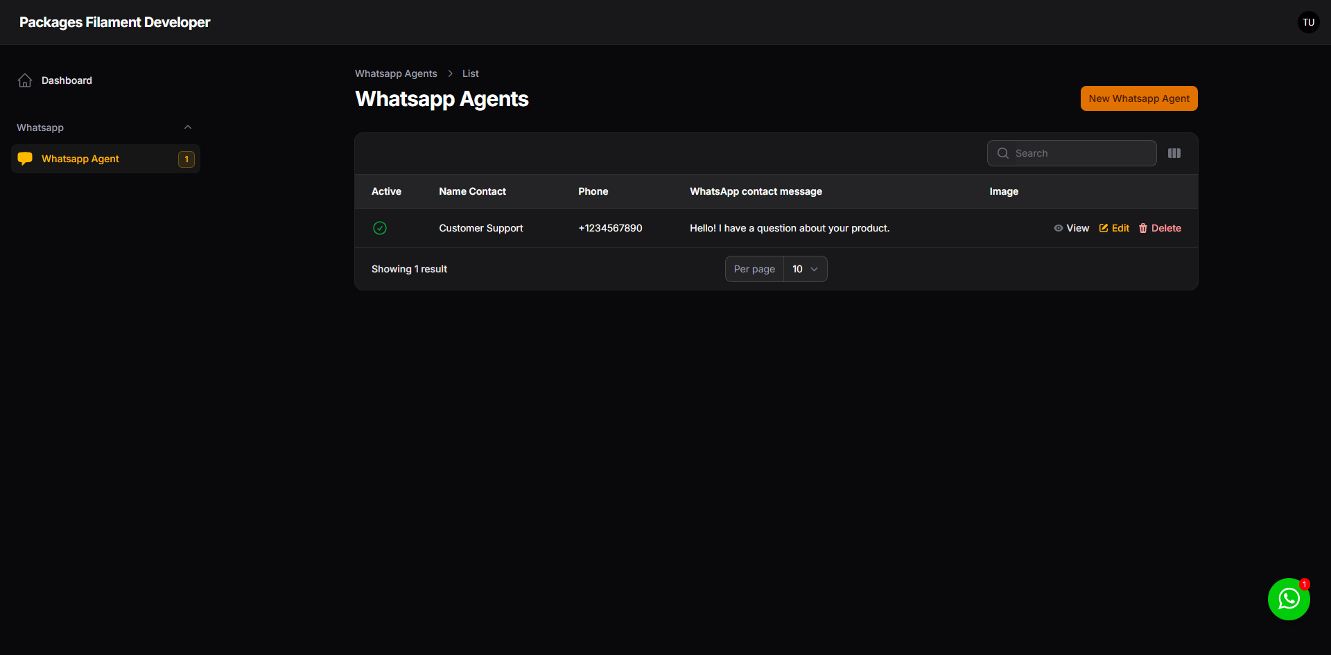 List Agents