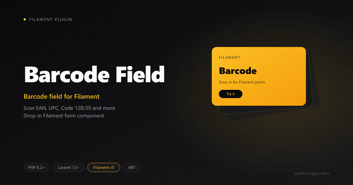 Filament Barcode Field