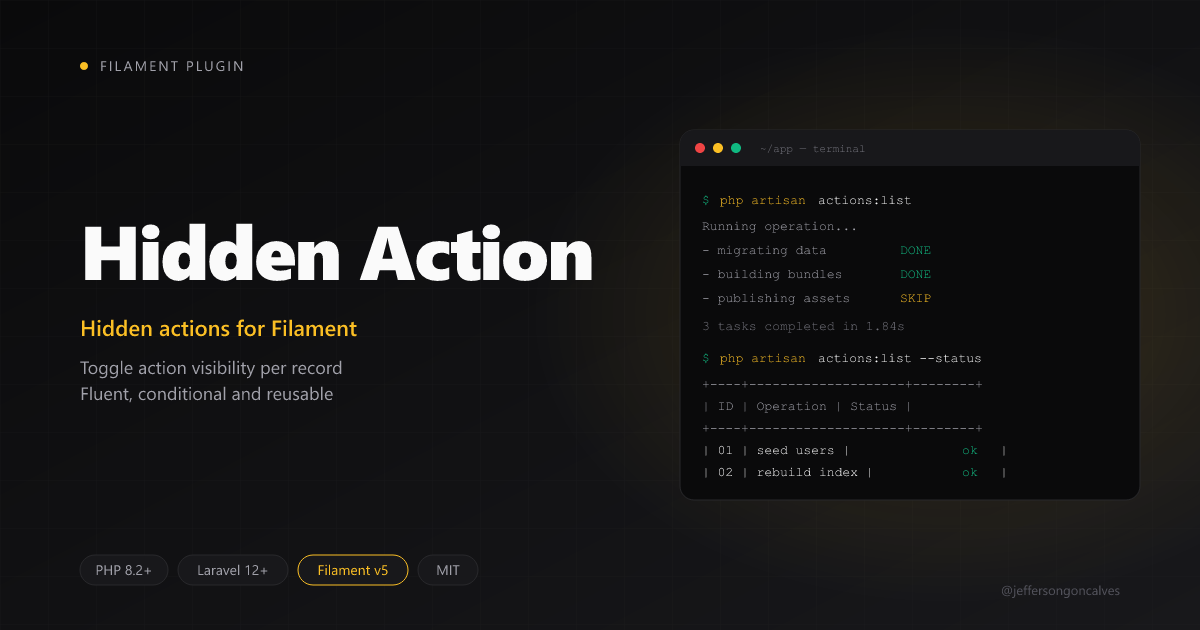 Filament Hidden Action