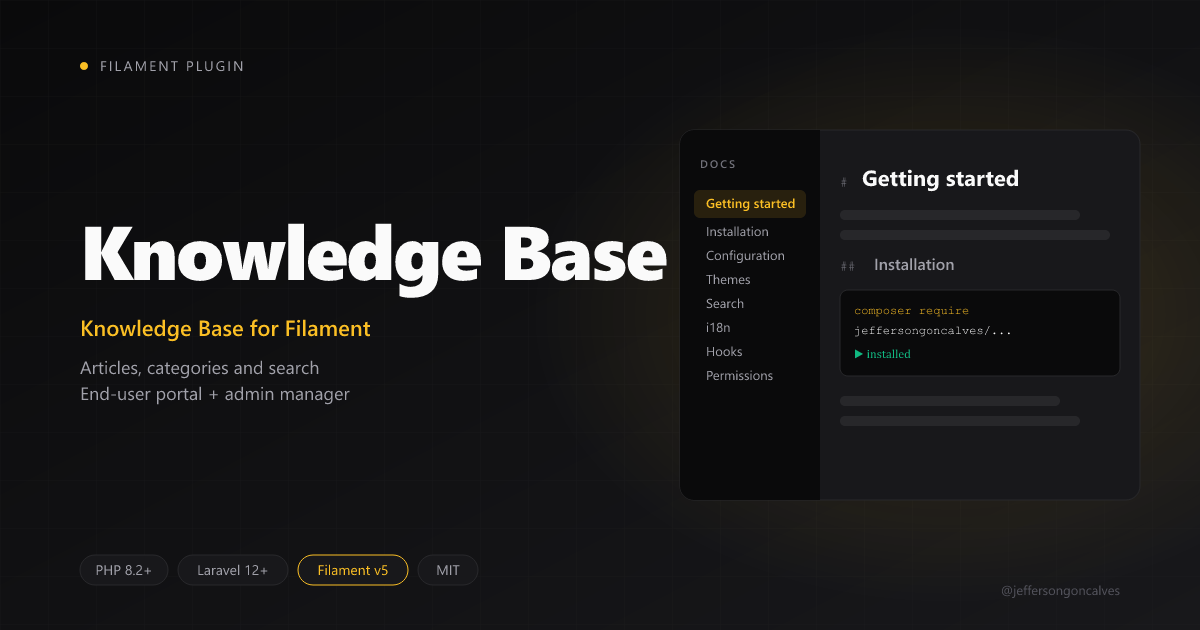 Filament Knowledge Base
