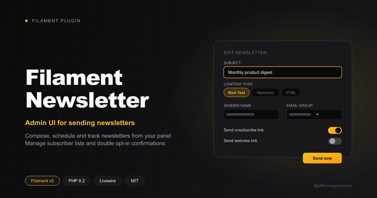 Filament Newsletter