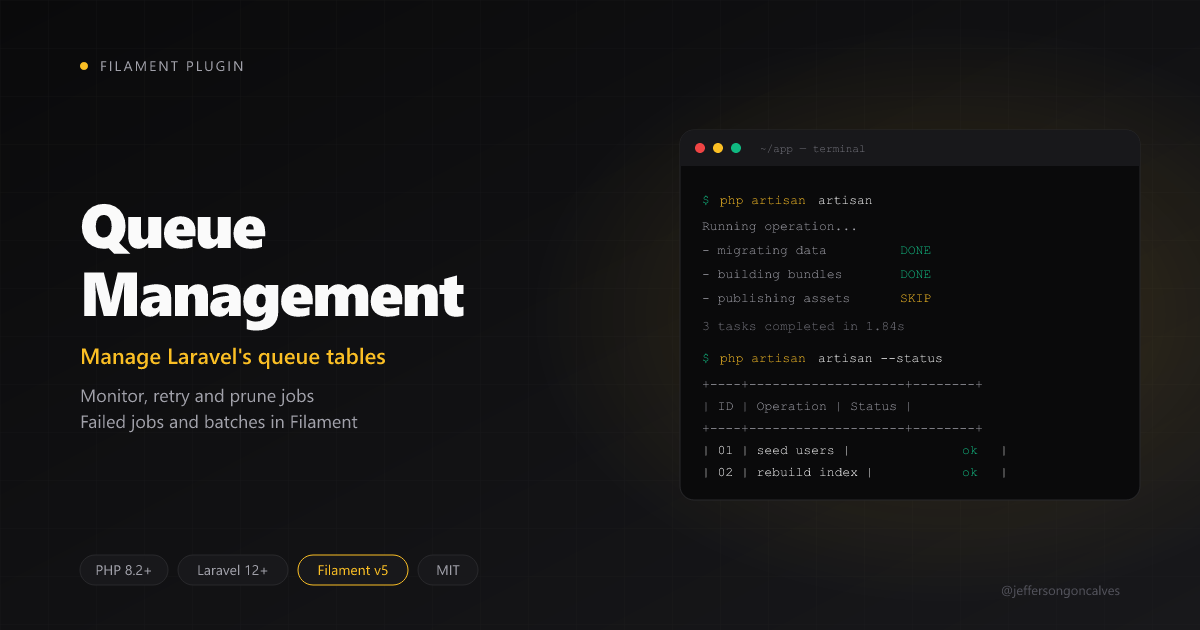 Filament Queue Management