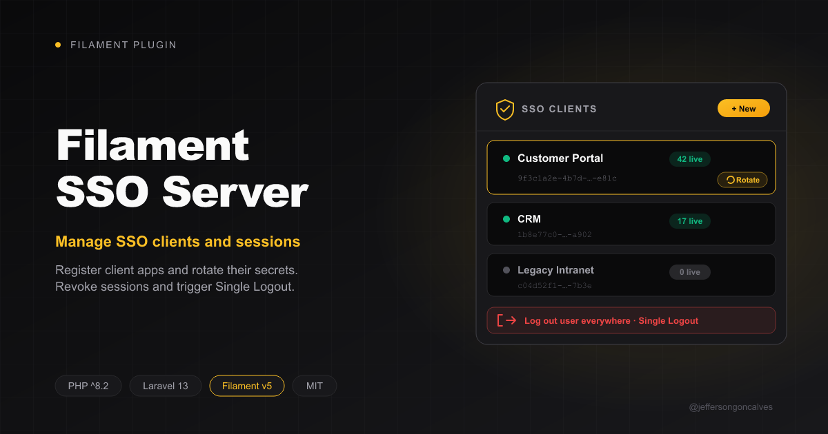 Filament SSO Server