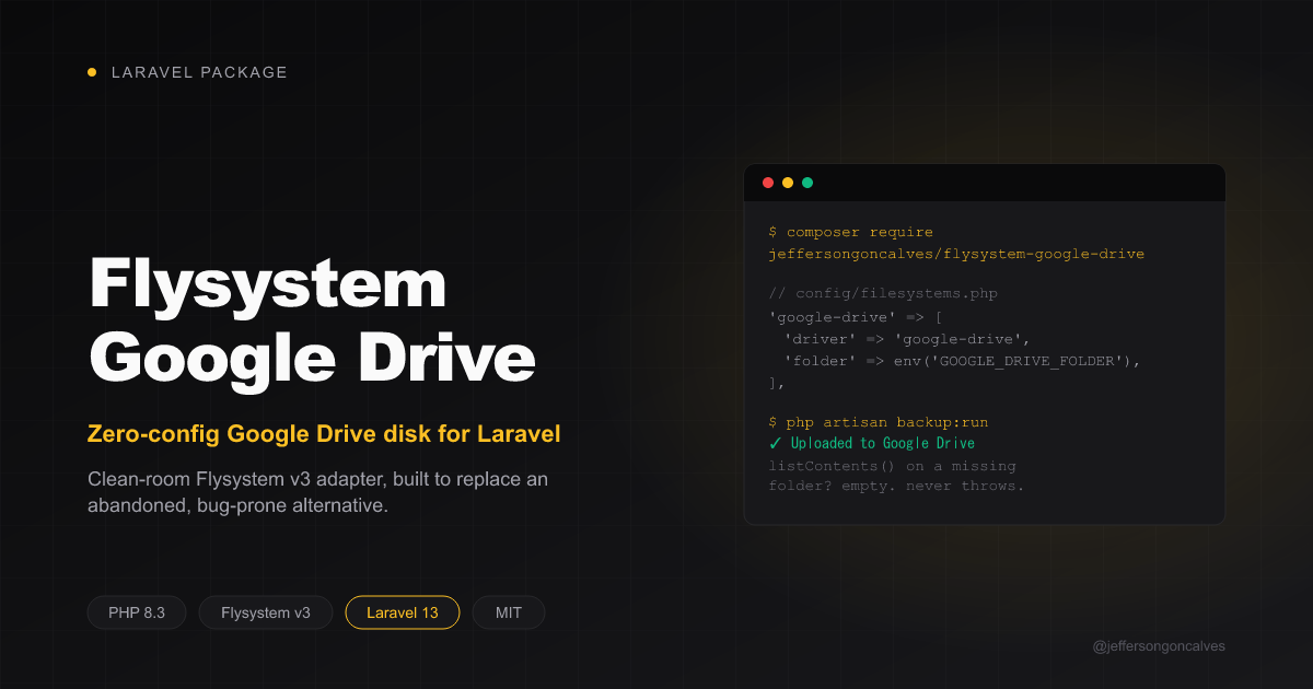 Flysystem Google Drive