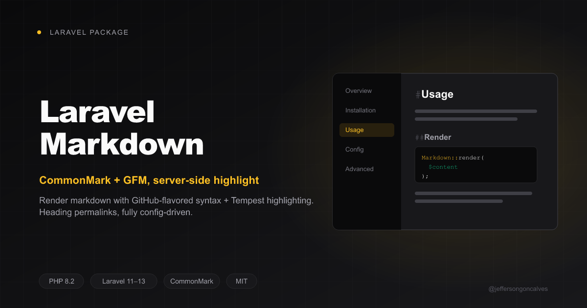 Laravel Markdown