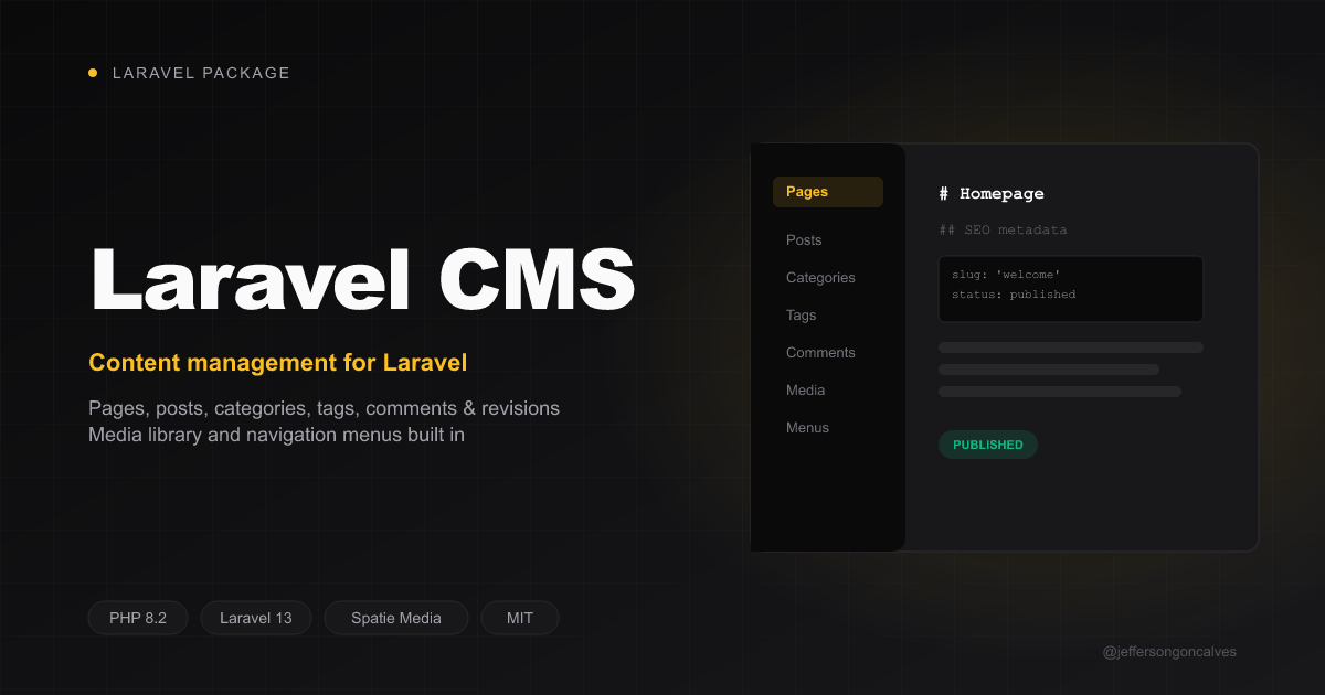 Laravel CMS