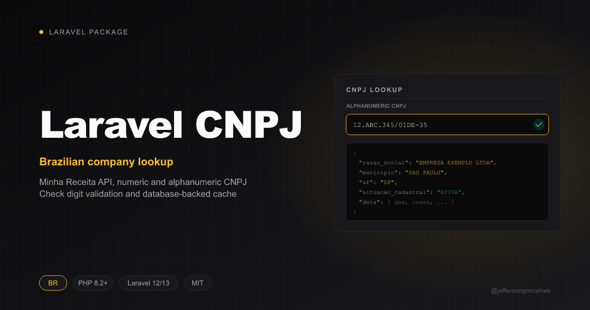 Laravel CNPJ
