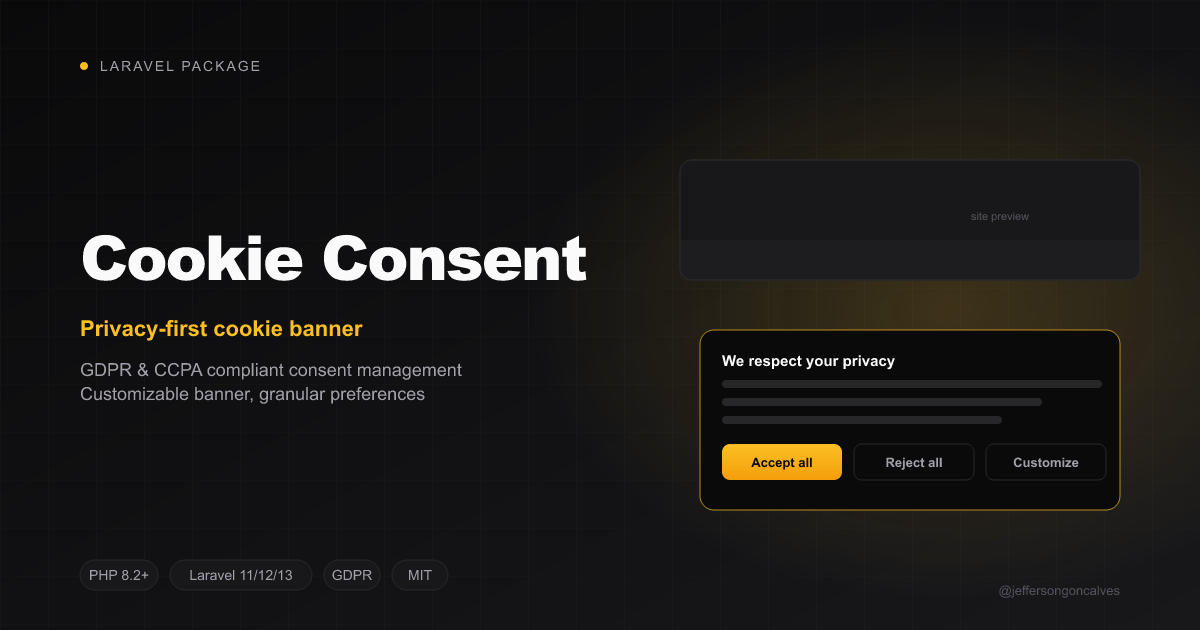 Laravel Cookie Consent