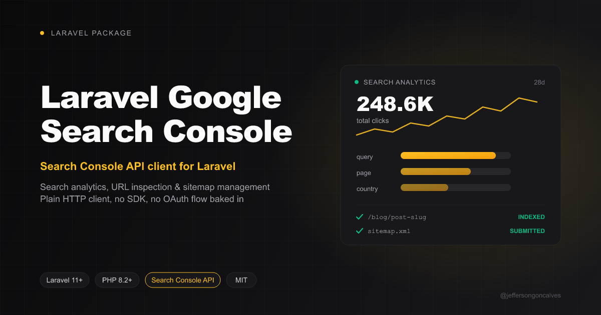 Laravel Google Search Console