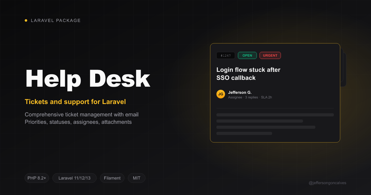 Laravel Help Desk