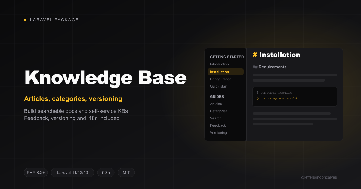 Laravel Knowledge Base