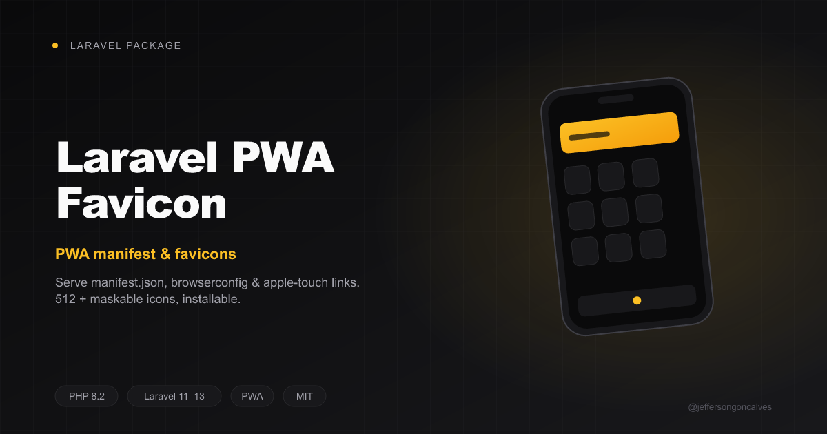 Laravel PWA Favicon