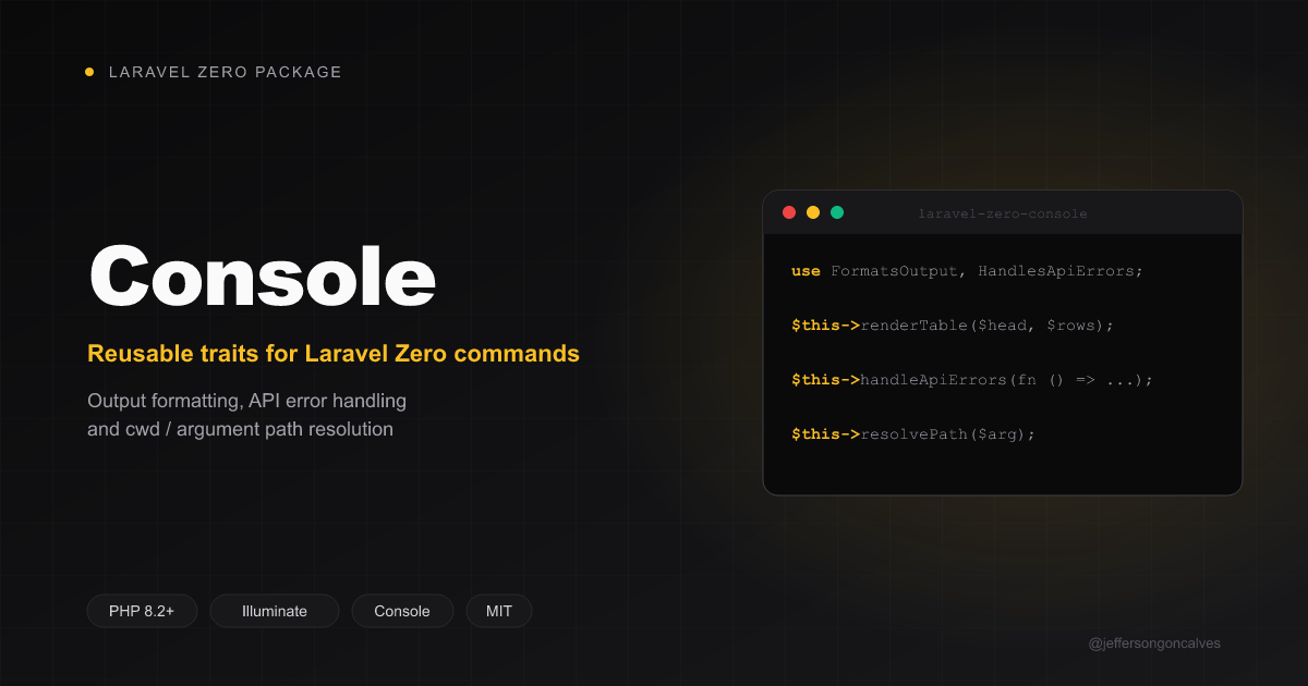 laravel-zero-console