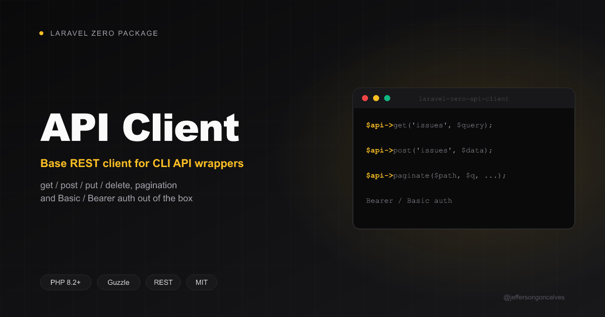 laravel-zero-api-client