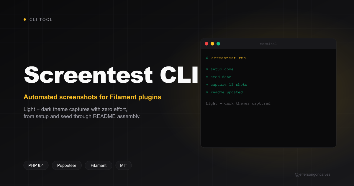 Screentest CLI