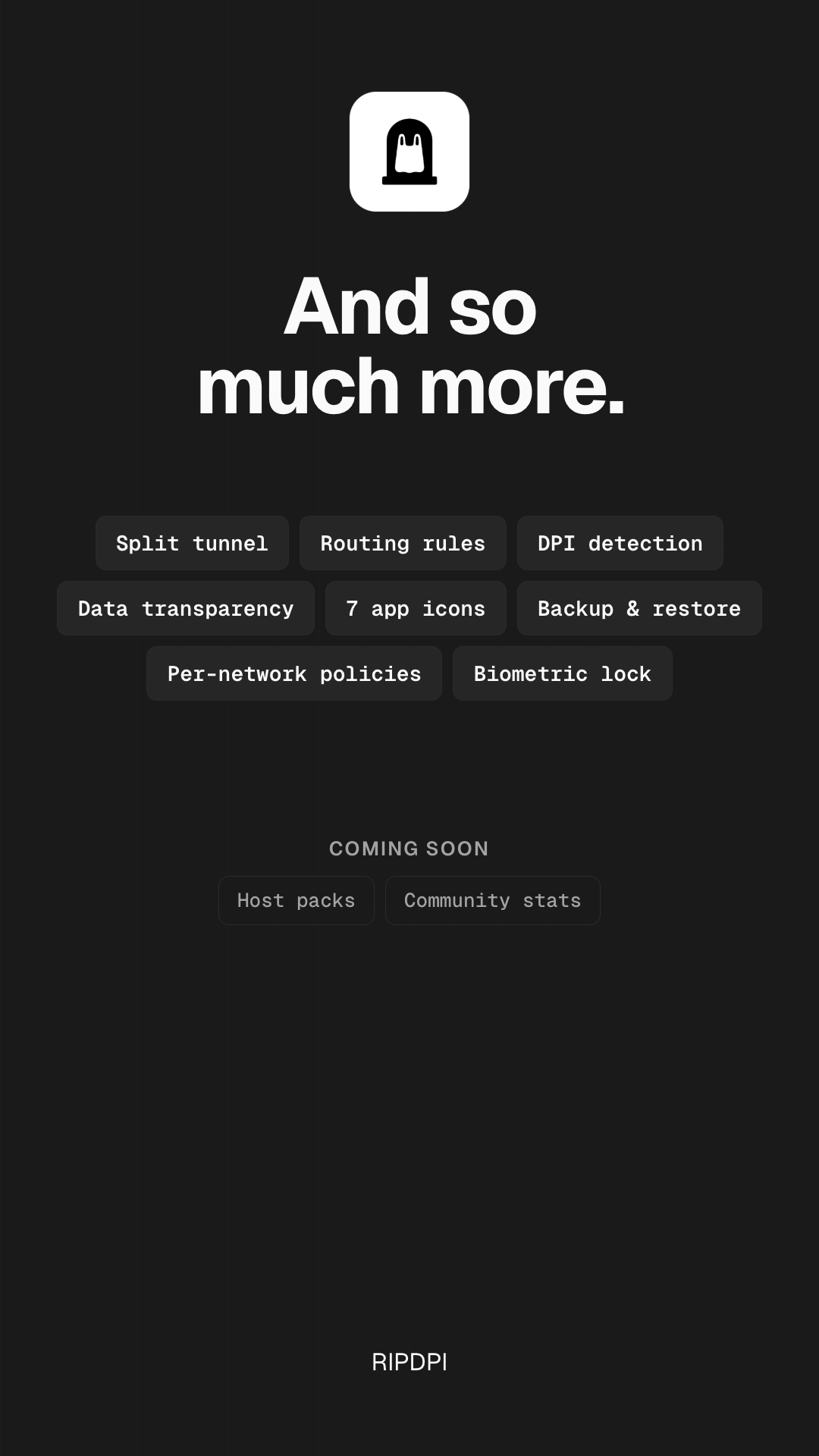 RIPDPI feature overview