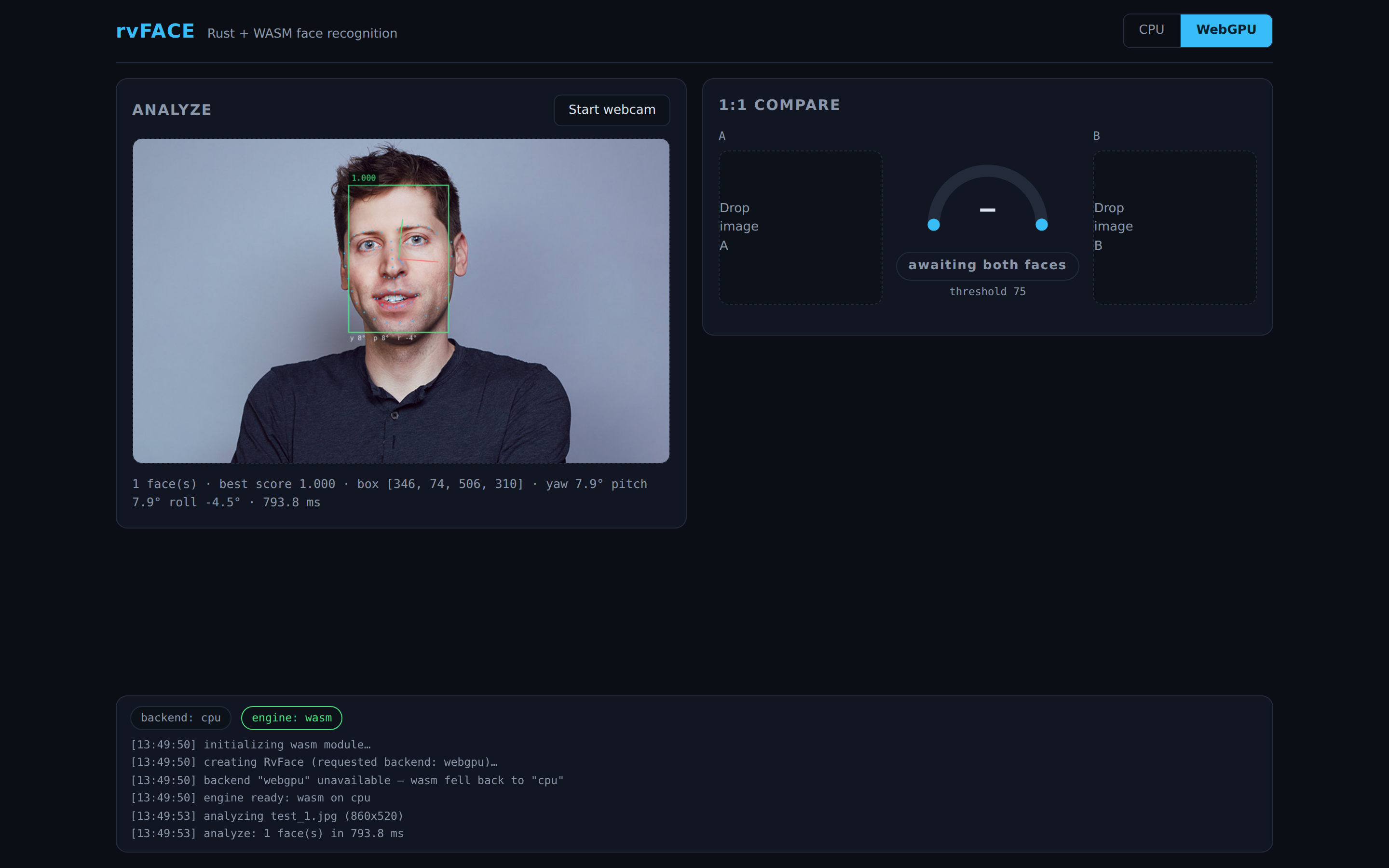 Analyze pane