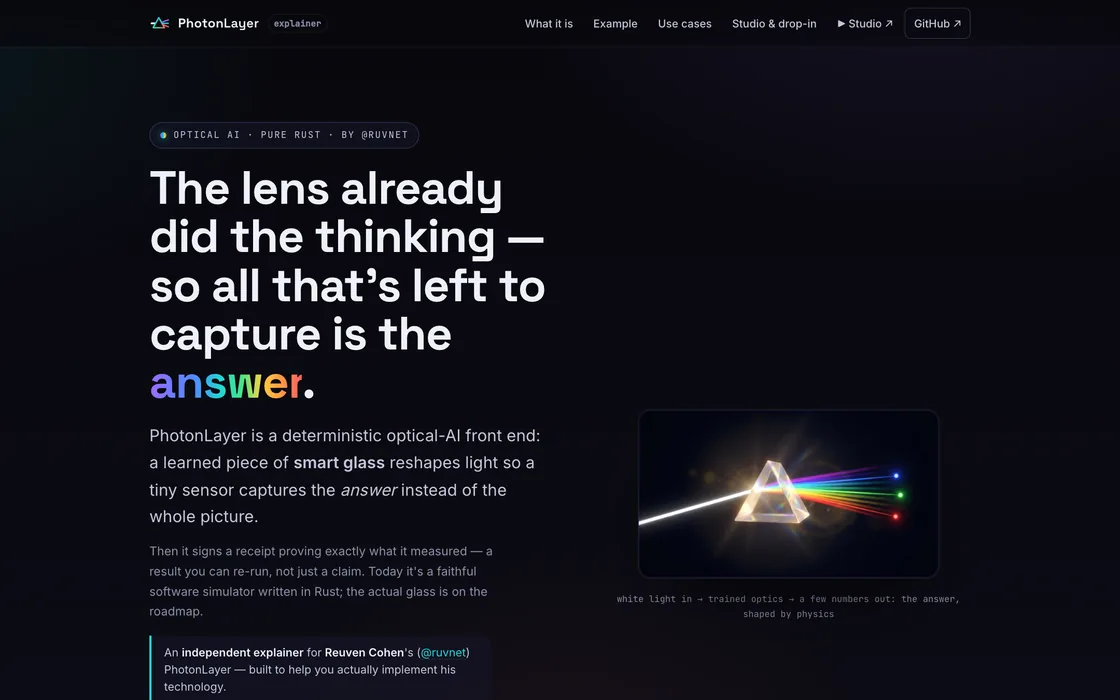 PhotonLayer explainer