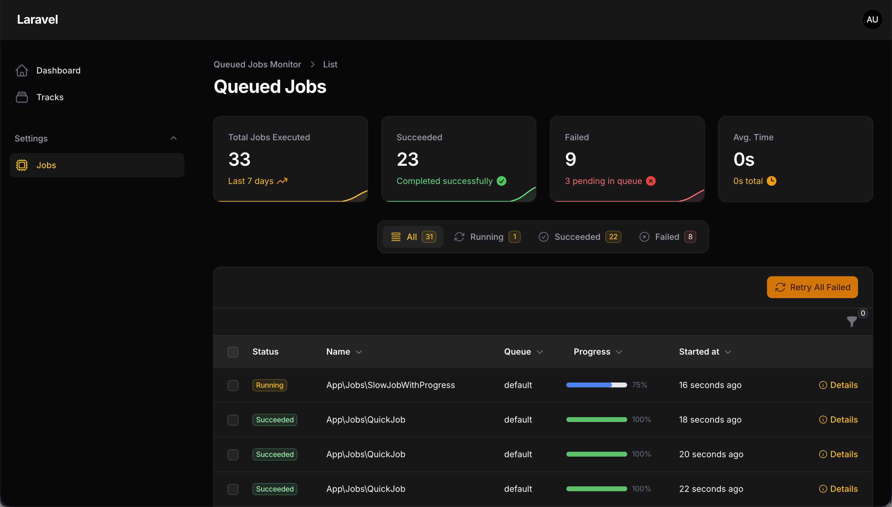 Job Progress
